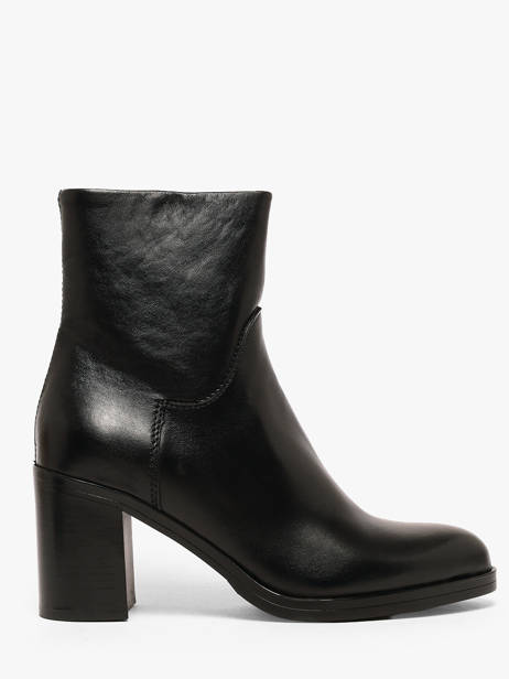 Heeled Boots In Leather Mjus Black women N31204