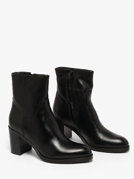 Heeled Boots In Leather Mjus Black women N31204 other view 1