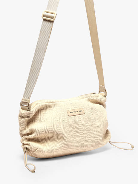 Sac Bandoulière Skara Small Ibiza Kapten and son Beige ibiza IB vue secondaire 1