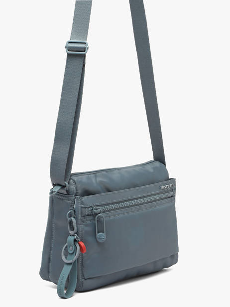 Shoulder Bag Eye Recycled Polyester Hedgren Blue inner city upgrade HIC176 other view 1
