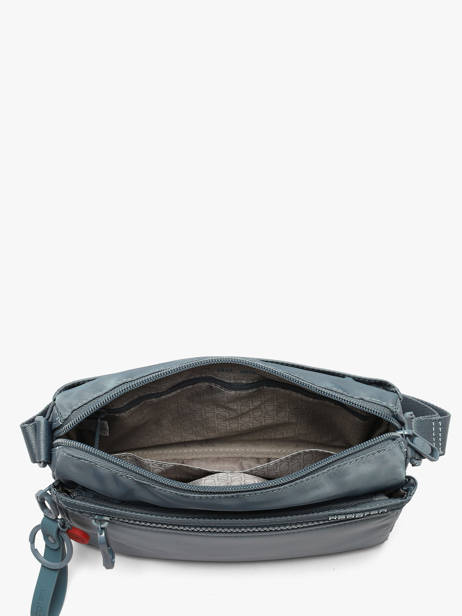 Shoulder Bag Eye Recycled Polyester Hedgren Blue inner city upgrade HIC176 other view 2