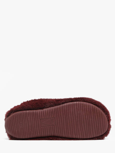 Slippers Verbenas Red women 60501130 other view 4