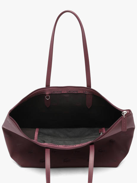 Shopping Bag L12.12 Concept Holiday Lacoste Violet l12.12 concept holiday NF5505HN other view 2
