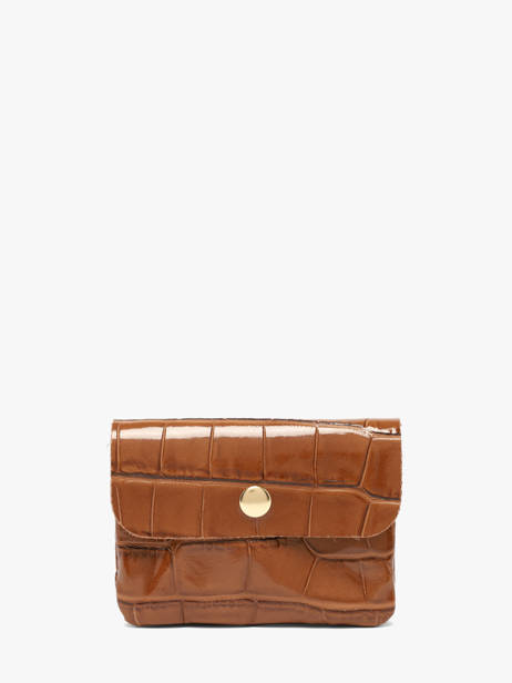 Coin Purse Leather Milano Brown cocco balo CB23091