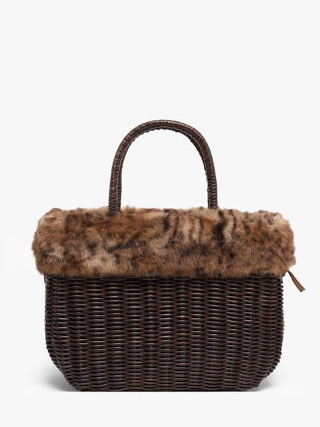 Handbag Doudou Le voyage en panier Brown doudou M other view 3