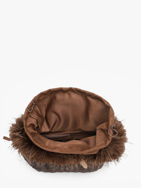Handbag Doudou Le voyage en panier Brown doudou S other view 2