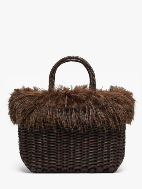Handbag Doudou Le voyage en panier Brown doudou L other view 3