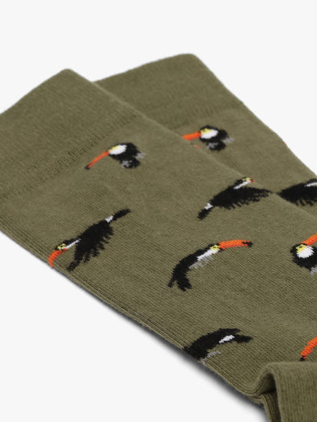Socks Betoucan Besocks Green socks men BETOUCAN other view 1