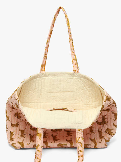 Sac Porté épaule A4 Cabas Coton Byzantine Multicolore cabas FAU vue secondaire 3