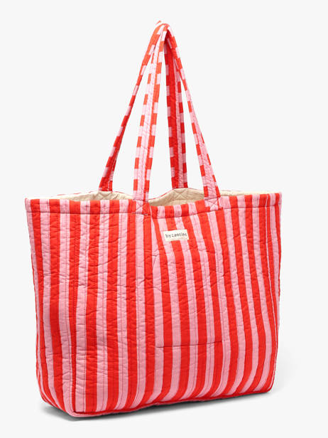 Sac Porté épaule A4 Cabas Coton Byzantine Rouge cabas PAC vue secondaire 2
