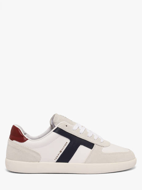 Sneakers In Leather Tommy hilfiger White men 6068YBS
