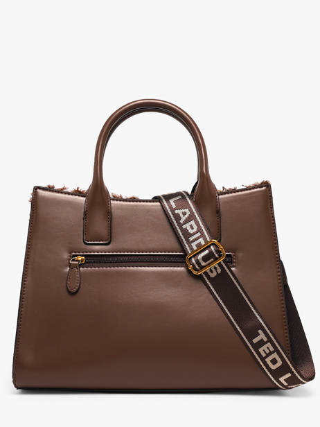 Sac Porté Main Margherita Ted lapidus Marron margherita TLDD5471 vue secondaire 3
