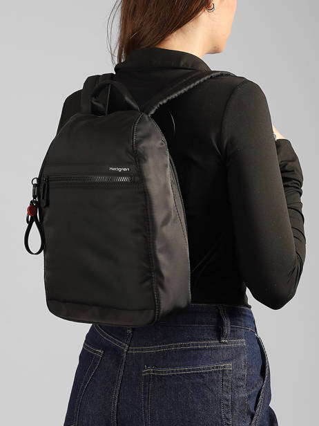 Sac à Dos L Vogue Polyester Recyclé Hedgren Noir inner city upgrade HIC11L vue secondaire 1
