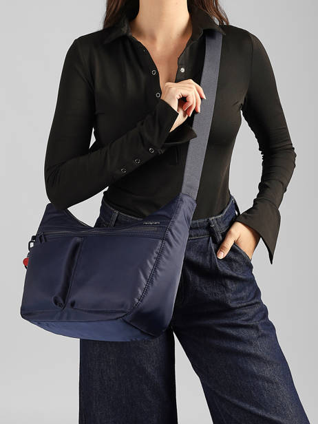 Sac Bandoulière Alex Polyester Recyclé Hedgren Bleu inner city upgrade HIC437 vue secondaire 1
