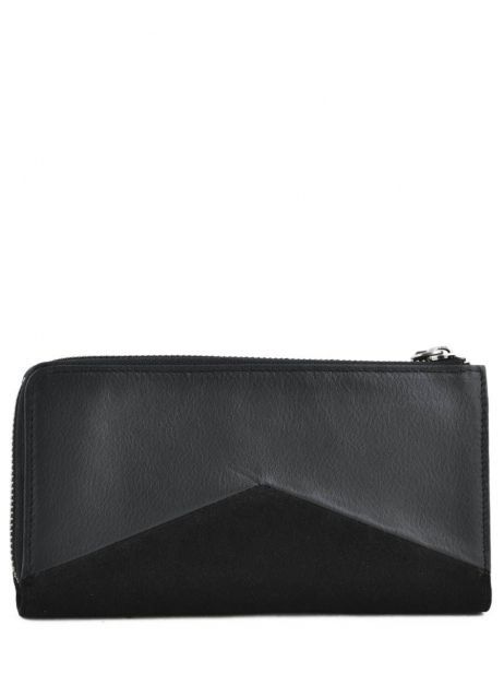 Wallet Leather Nat et nin Black vintage LINN other view 2