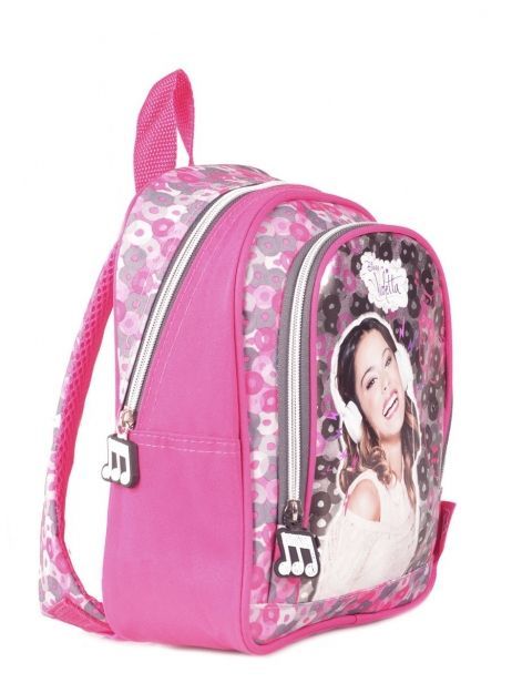 Backpack 1 Compartment Violetta Multicolor music PL10VI14 other view 3