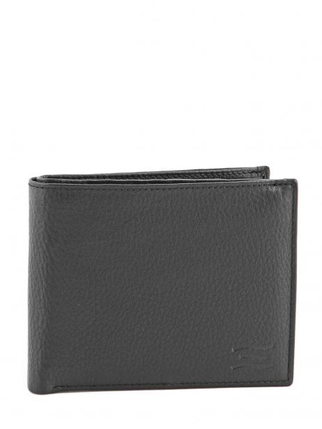 Portefeuille Cuir Crinkles Noir caviar 14023