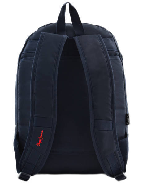 Backpack 1 Compartment Pepe jeans Blue mangrove 64223 other view 4