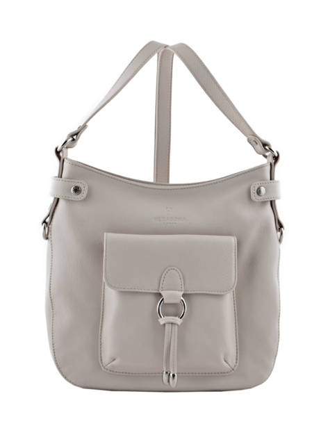 Shoulder Bag Confort Leather Hexagona Beige confort 465005
