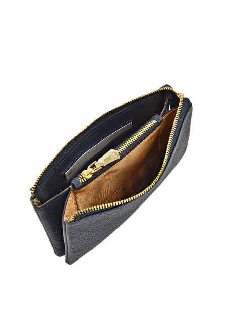 Leather Caviar Wallet Crinkles Blue caviar 14196 other view 1