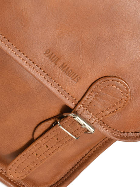 Medium Leather La Sacoche Crossbody Bag Paul marius Brown vintage M other view 1