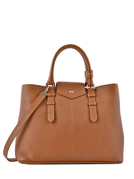 Shopping Bag Les Marquises Leather Nathan baume Brown les marquises N1720104