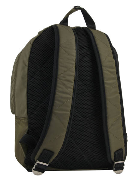 Backpack 1 Compartment Schott Green army 18-62707 other view 4