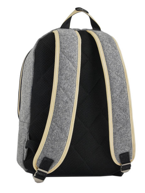 Backpack 1 Compartment Schott Gray college 18-62728 other view 4