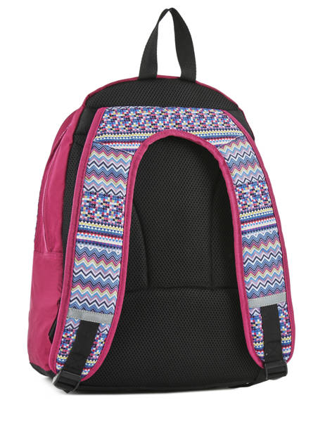 Backpack 2 Compartments With Free Pencil Case Teo jasmin Violet teo apache TAI22038 other view 4
