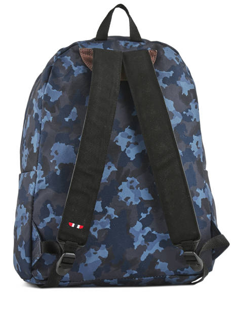 Backpack Napapijri Blue geographic NOYIOB other view 3