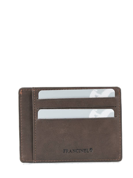 Card Holder Leather Francinel Brown bilbao 47902 other view 2
