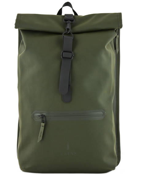 Backpack Rolltop Rucksack Rains Green backpack 1316 other view 1