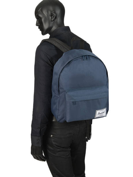 Backpack 1 Compartment Herschel Blue classics 10753 other view 3