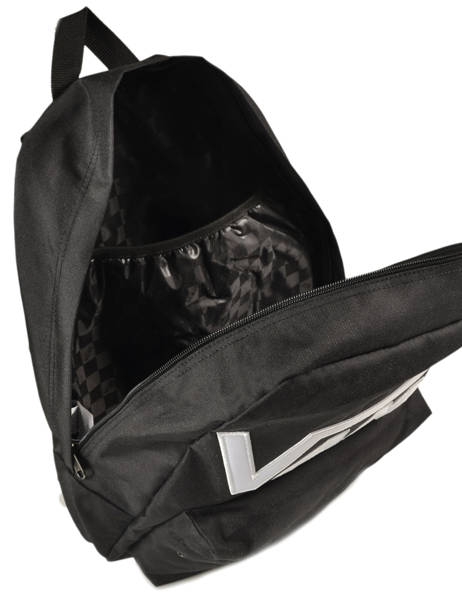 Sac à Dos 1 Compartiment + Pc 15'' Vans Noir backpack men VN0A3I6R vue secondaire 4