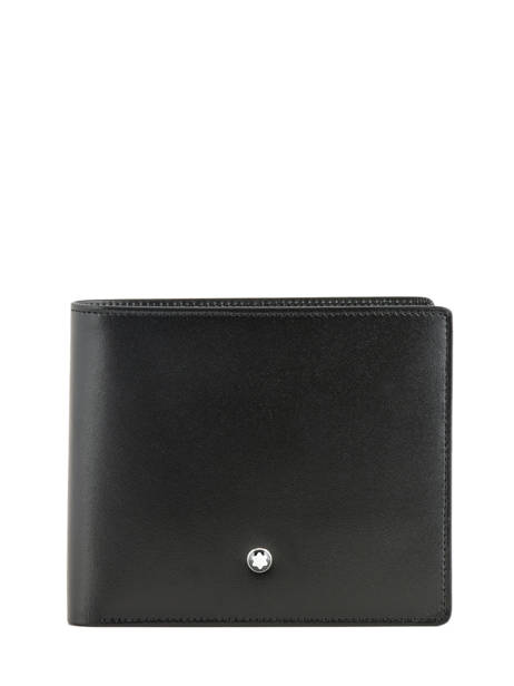 Leather Wallet Meisterstück 10cc Montblanc Black meisterstÜck 5524