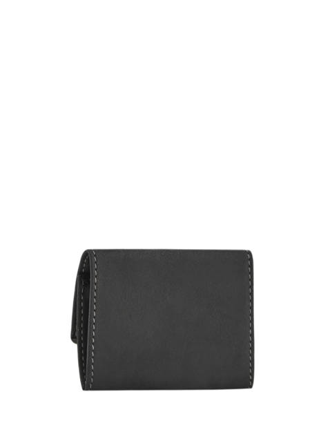 Leather Oil Coin Purse Etrier Black oil EOIL415 other view 2