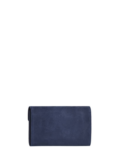 Portefeuille Etincelle Nubuck Cuir Etrier Bleu etincelle nubuck EETN469 vue secondaire 2