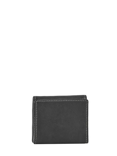 Porte-monnaie Oil Cuir Etrier Noir oil EOIL096 vue secondaire 2