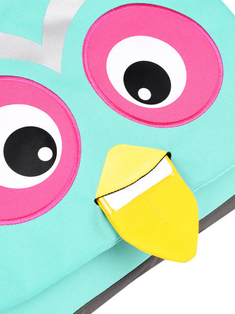 Schoolbag 1 Compartment Affenzahn Green schoolbag CAR1 other view 3