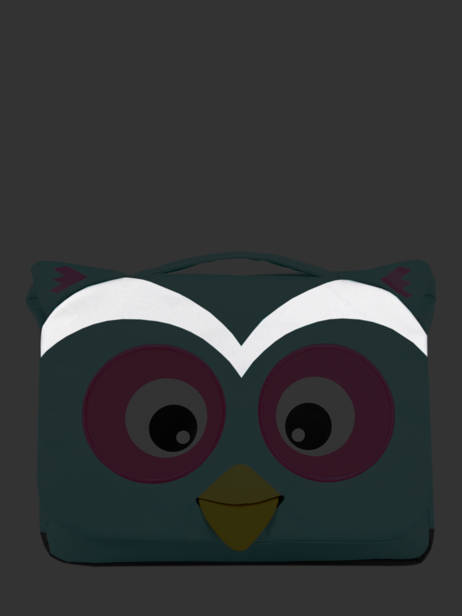 Schoolbag 1 Compartment Affenzahn Green schoolbag CAR1 other view 6