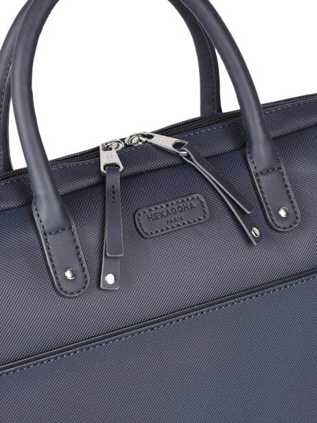 Porte Documents (main) 1 Compartiment + Pc 15'' Hexagona Bleu serena business 589049 vue secondaire 1