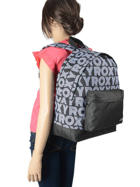Backpack Roxy Black back to school RJBP4155 other view 2