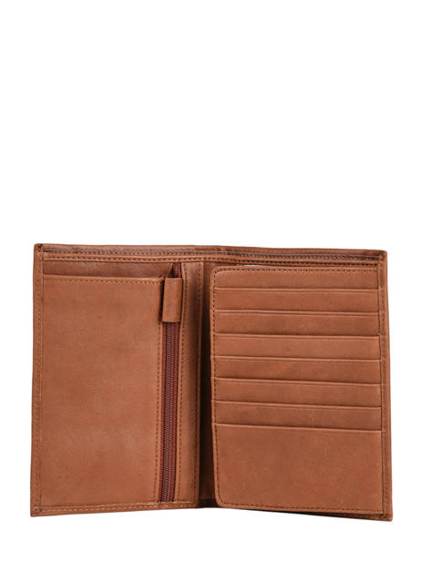 Portefeuille Johany Cuir Arthur & aston Marron johany 805 vue secondaire 1