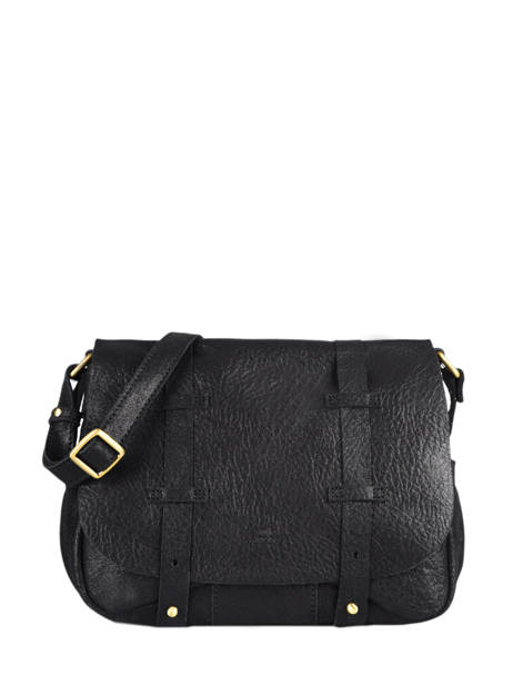 Leather New Glit Crossbody Bag Mila louise Black vintage 3017NG