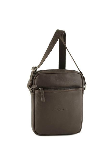 Crossbody Bag Lancaster Brown soft vintage homme 14