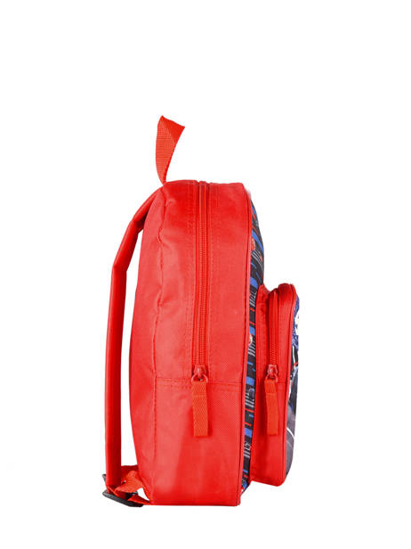 Backpack 1 Compartment Cars Red speed 7CENTR other view 2
