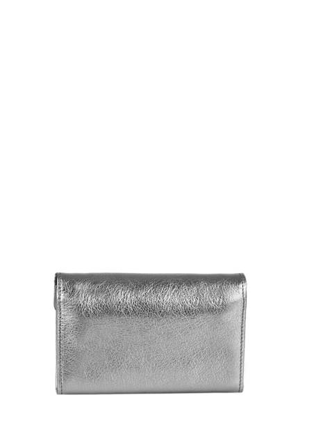 Leather Etincelle Irisée Portefeuille Etrier Silver etincelle irisee EETI469 other view 2