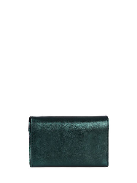 Portefeuille Etincelle Irisée Cuir Etrier Bleu etincelle irisee EETI469 vue secondaire 2
