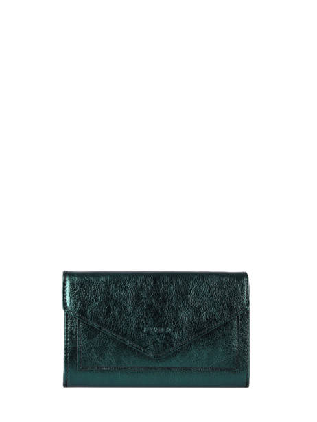 Portefeuille Etincelle Irisée Cuir Etrier Bleu etincelle irisee EETI469