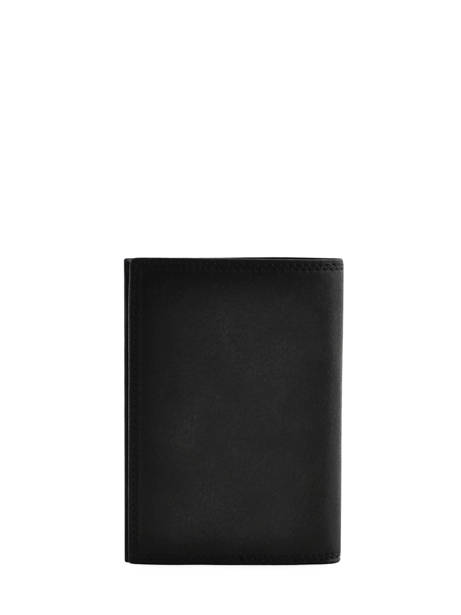 Wallet Leather Lancaster Black soft vintage homme 120-13 other view 2